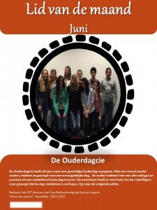 Lid van de maand juni 2016