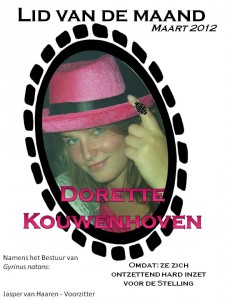 Lid van de maand - maart