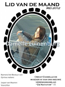 Lid van de maand - mei Danielle Luinenburg