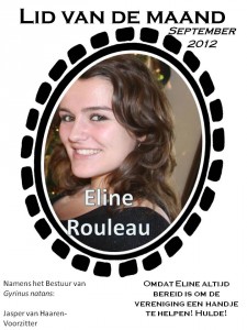 Lid van de maand - september Eline Rouleau
